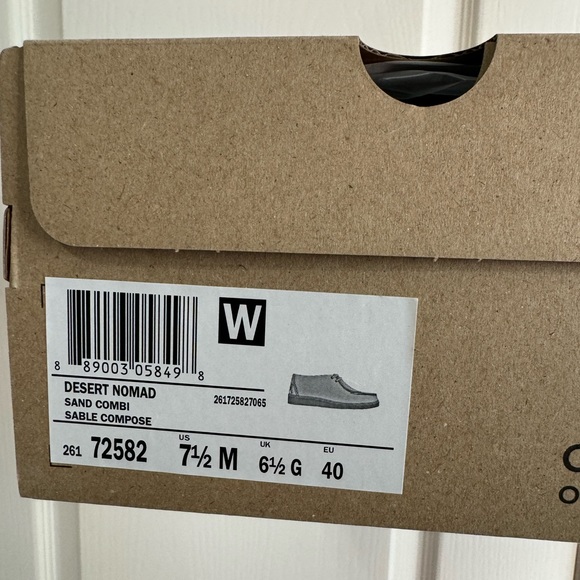 Clark’s Desert Nomad Corduroy Suede Sand Size Men’s 7.5 M - Picture 3 of 8